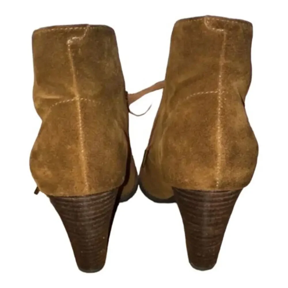 Indigo by Clarks Water Row Cognac Suede Lace Up Ankle Boots 85966 Mens 7.5 M